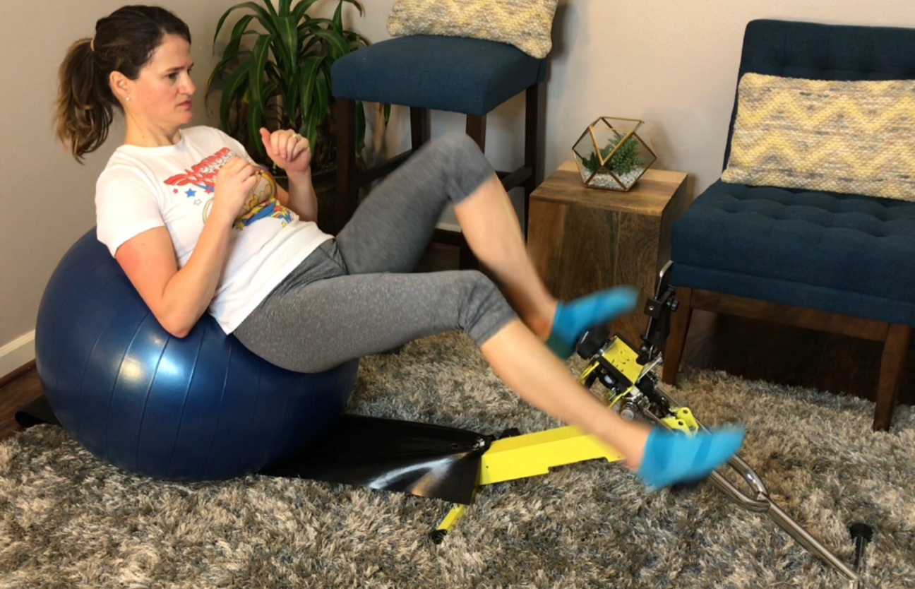 floor bicycle exercise