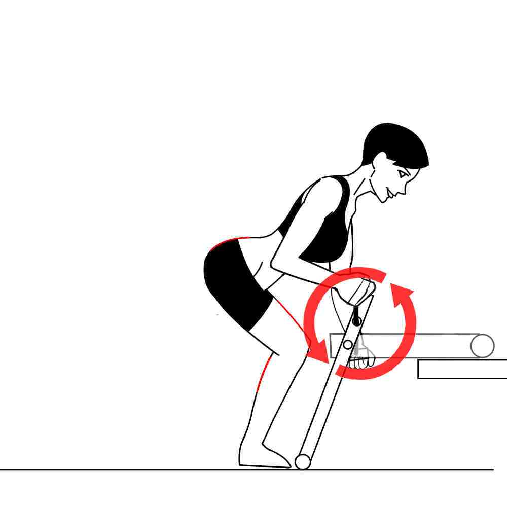 Arm Ergometer Squat with Ledge Core Stabilization Excy Pedal Backwards Arm Ergometer Squat with Ledge Core Stabilization Excy Pedal Backwards