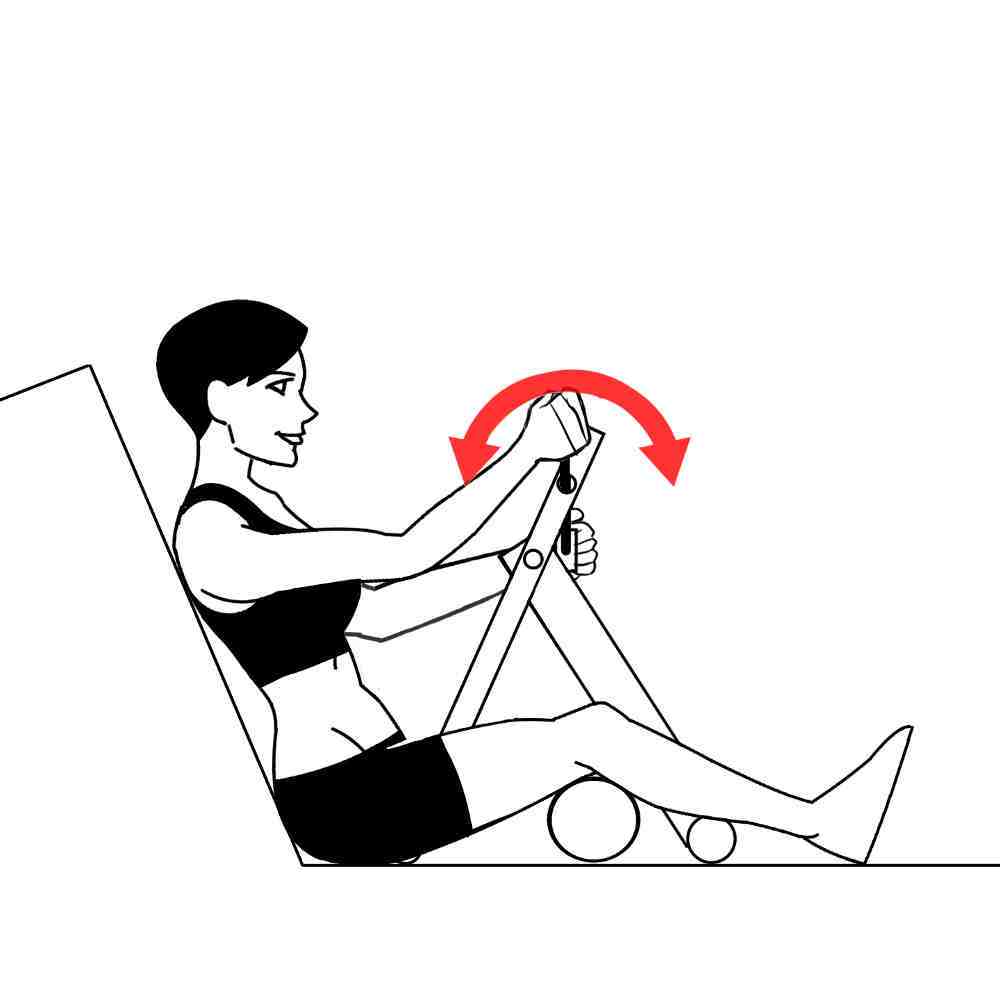 Bed Exercise or Floor Exercise with Excy Hand Ergometer Back and Forth Bed Exercise or Floor Exercise with Excy Hand Ergometer Back and Forth