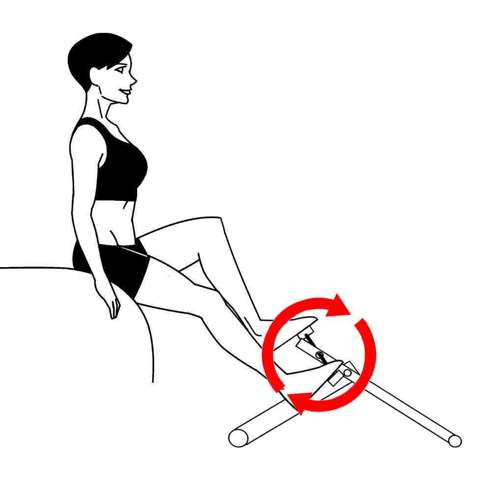 Bedside Cycle and Chair Cycle for Early Rehabilitation, Exercise, and Strength Training Forward Pedaling Bedside Cycle and Chair Cycle for Early Rehabilitation, Exercise, and Strength Training Forward Pedaling