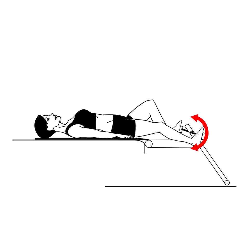 Bedside Lying Down Exercise Cycling Backward and Forwards Bedside Lying Down Exercise Cycling Backward and Forwards
