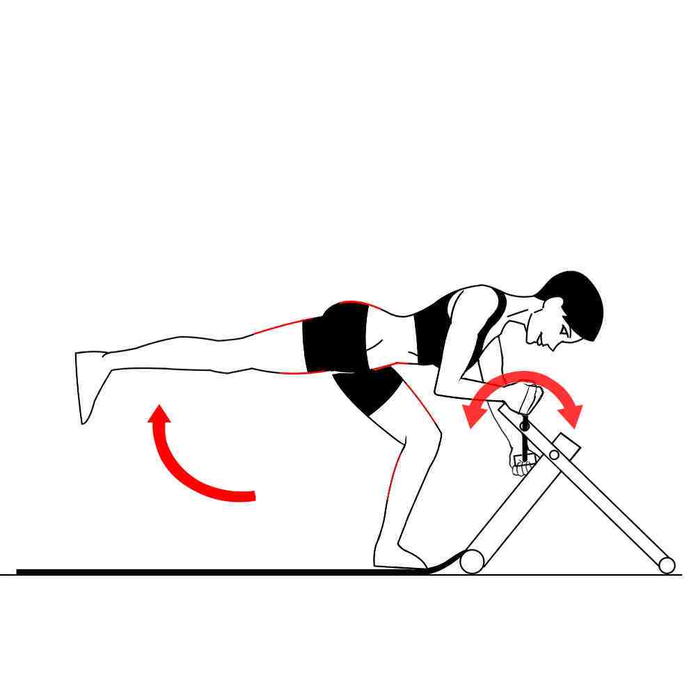 Excy Single Leg Balance Hand Cycle for Core Training and Upper Body Conditioning Back and Forth Excy Single Leg Balance Hand Cycle for Core Training and Upper Body Conditioning Back and Forth
