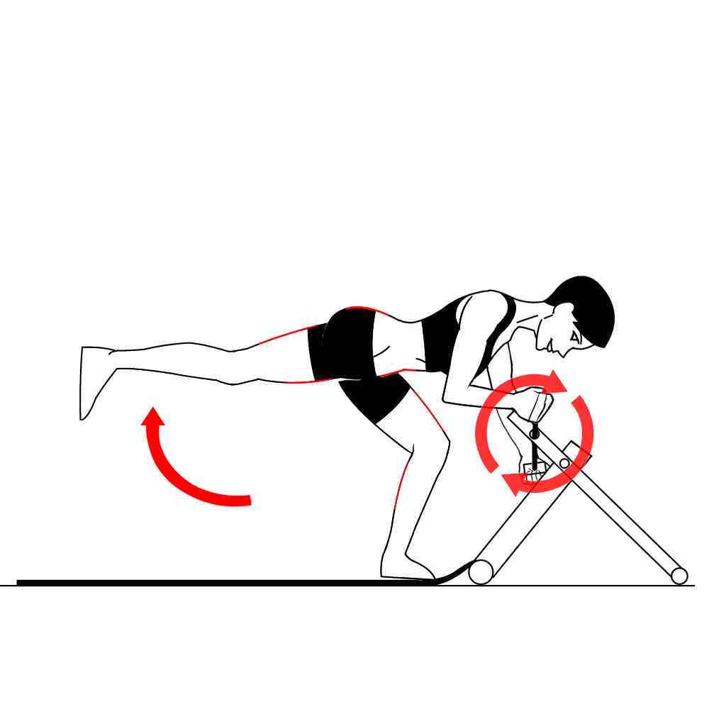 Excy Single Leg Balance Hand Cycle for Core Training and Upper Body Conditioning Forwards Pedaling Excy Single Leg Balance Hand Cycle for Core Training and Upper Body Conditioning Forwards Pedaling