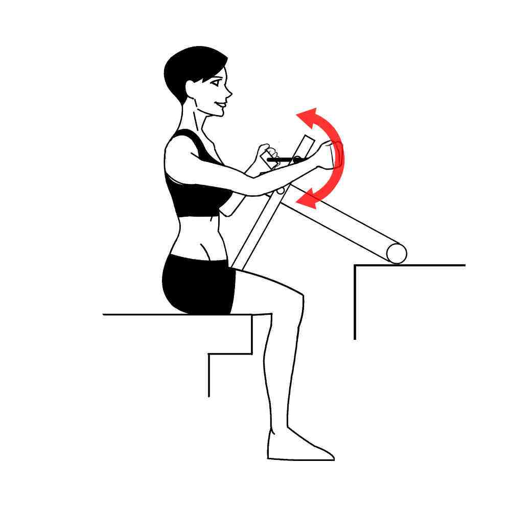 Hand Pedal Bike Chair Workout UBE Back and Forth Hand Pedal Bike Chair Workout UBE Back and Forth
