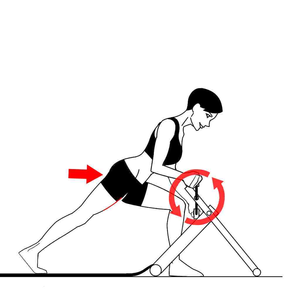 Hip Flexor Stretch & Lunge with Excy Full Body Portable Exercise Bike Backwards Circles Hip Flexor Stretch & Lunge with Excy Full Body Portable Exercise Bike Backwards Circles