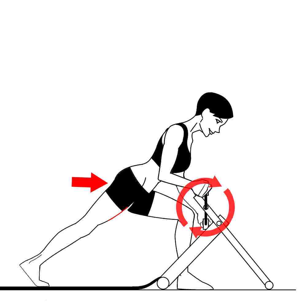 Hip Flexor Stretch & Lunge with Excy Full Body Portable Exercise Bike Forward Circles Hip Flexor Stretch & Lunge with Excy Full Body Portable Exercise Bike Forward Circles