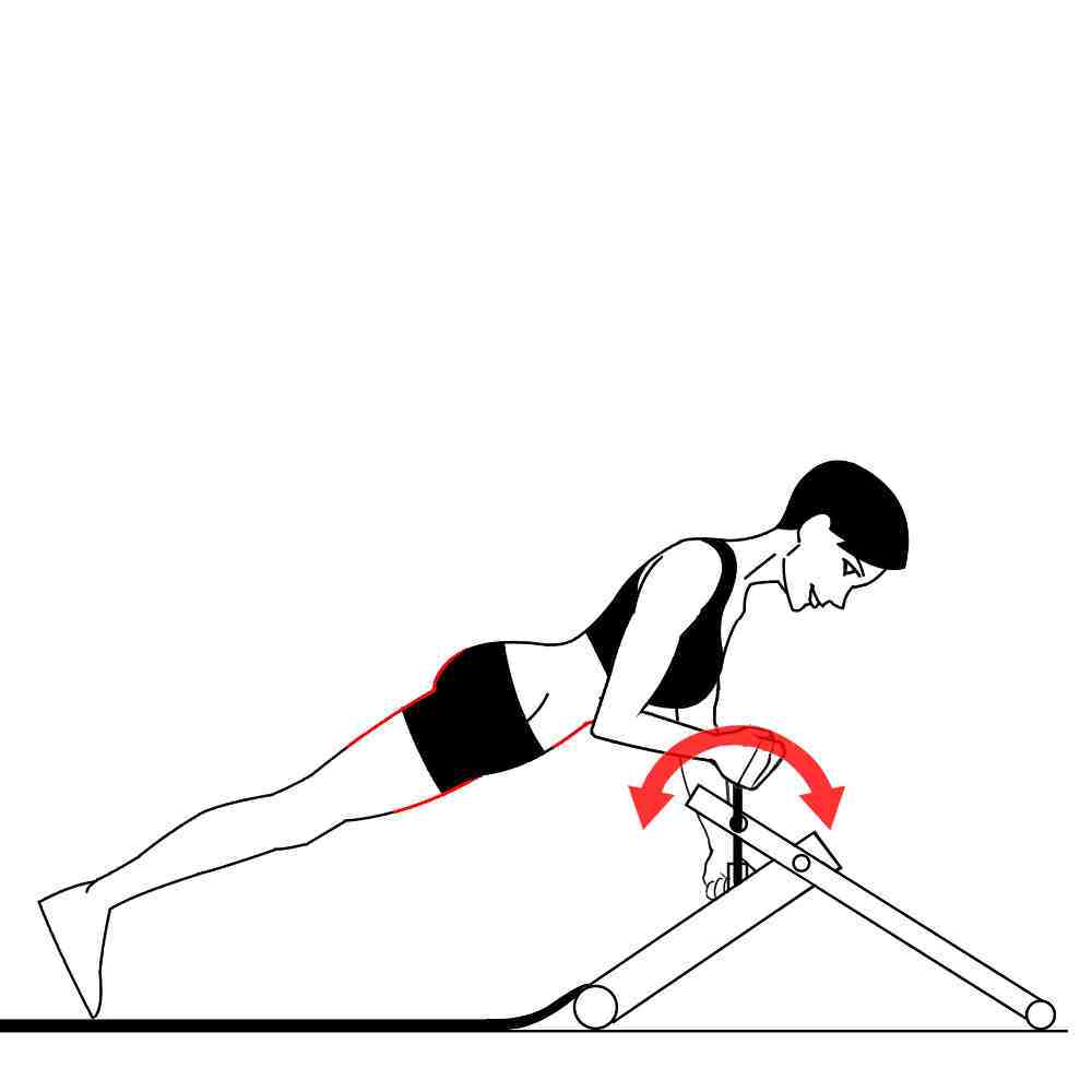 Plank Exercise Cycle with Excy Portable Exercise Bike Back and Forth Plank Exercise Cycle with Excy Portable Exercise Bike Back and Forth