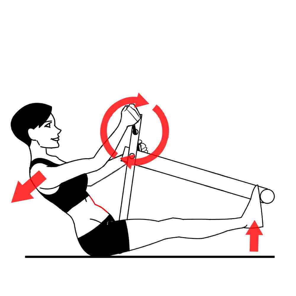 Rowing Exercise Excy Quality Upper Body Ergometer Arm Pedal Exerciser Forward Rowing Exercise Excy Quality Upper Body Ergometer Arm Pedal Exerciser Forward