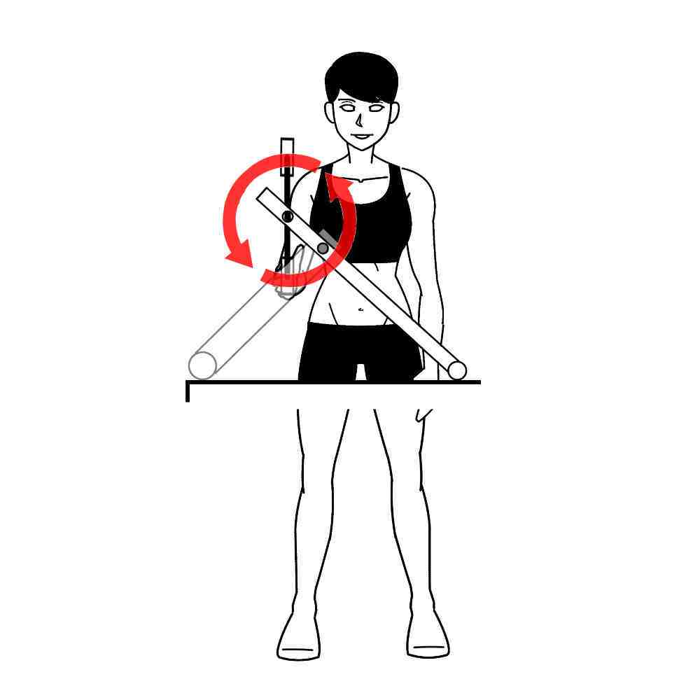Shoulder Exercises with Excy Upper Body Ergometer for Range of Motion Training Backwards Pedaling Shoulder Exercises with Excy Upper Body Ergometer for Range of Motion Training Backwards Pedaling
