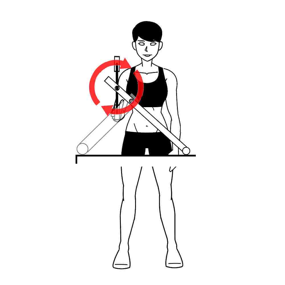 Shoulder Exercises with Excy Upper Body Ergometer for Range of Motion Training Forward Circles Shoulder Exercises with Excy Upper Body Ergometer for Range of Motion Training Forward Circles