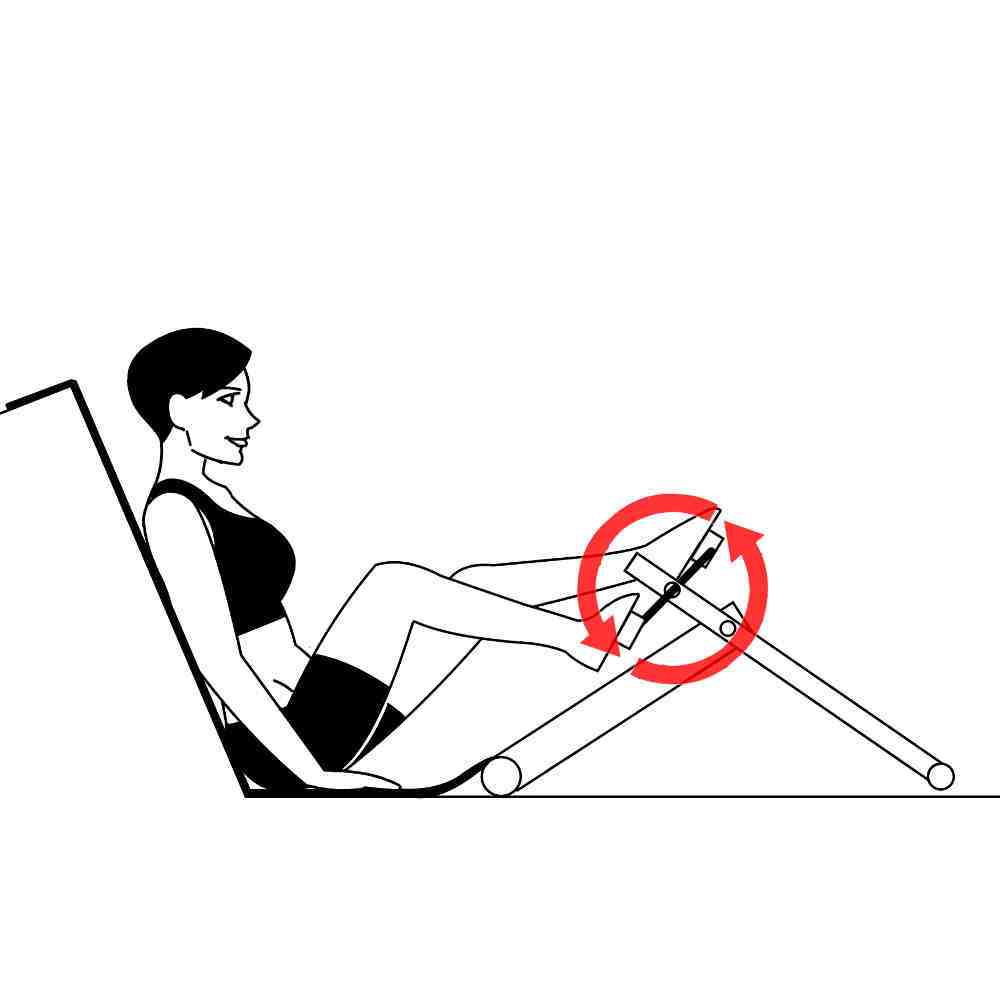 Sitting Upright Cycling in Bed with Excy Pedal Backwards Sitting Upright Cycling in Bed with Excy Pedal Backwards
